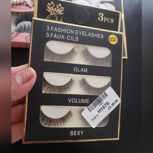 NEW Glam Volume Sexy Eyelashes Set - Picture 2 of 7